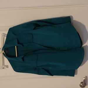 Green button down dress shirt